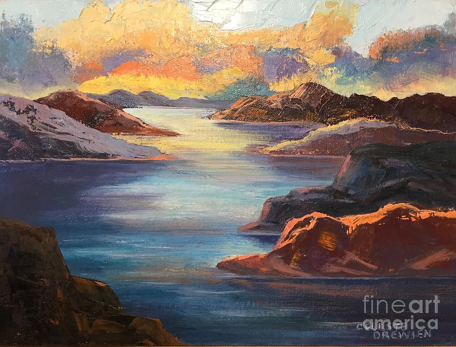 Desert Waters Painting by Celeste Drewien