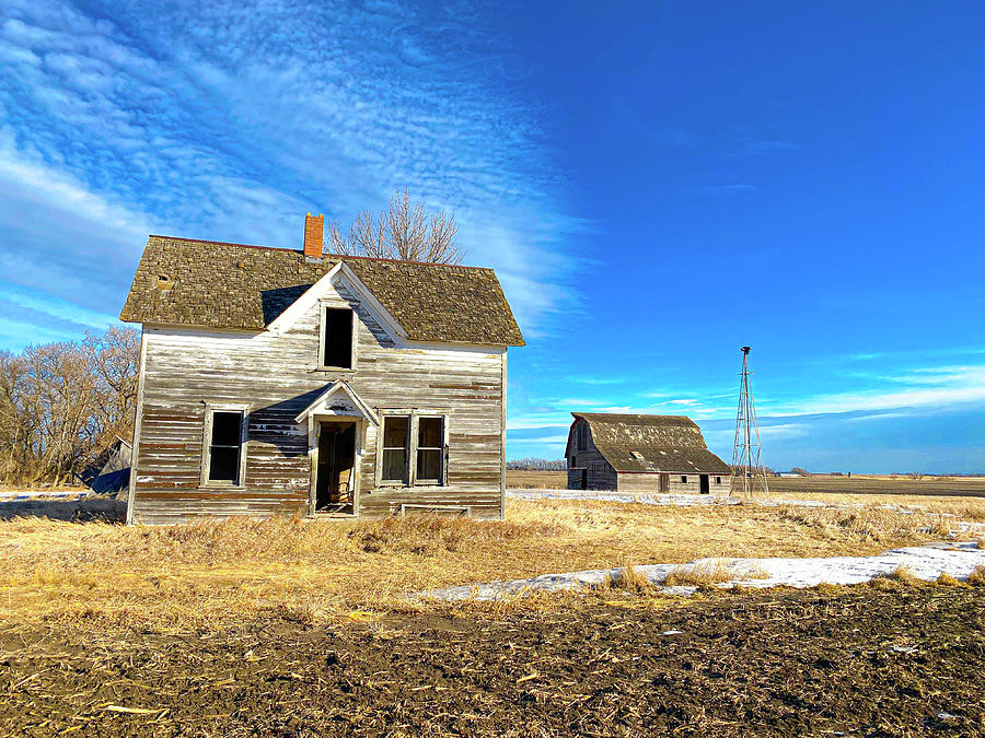 Deserted Farm House on an abandoned farm Photograph by Eric Haugen - Pixels