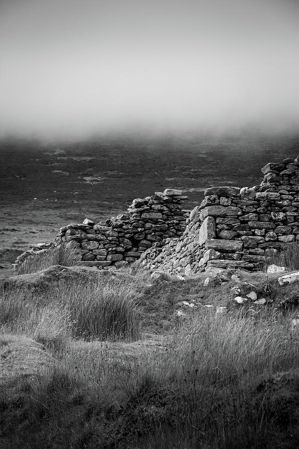 Deserted Village BW 2 Photograph by Mark Callanan