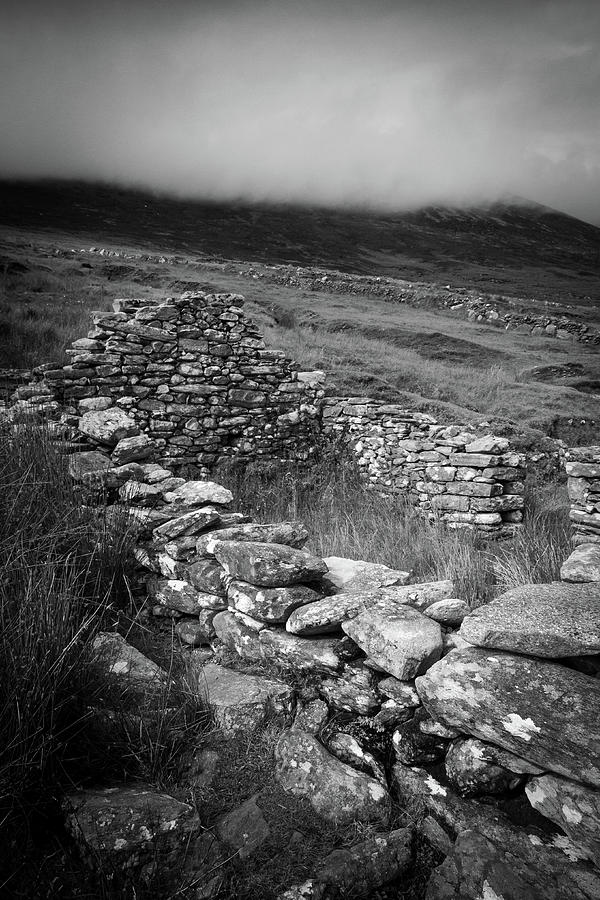 Deserted Village BW 3 Photograph by Mark Callanan