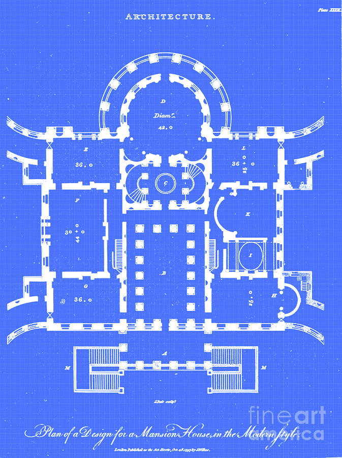 design for a modern Mansion i2 Drawing