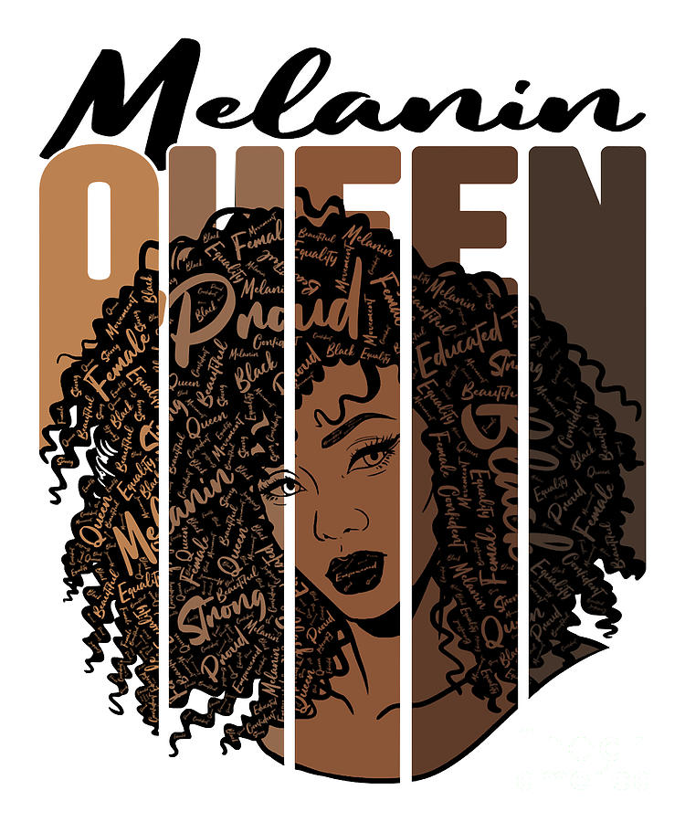 Design Premium Black Melanin Queen The Secret History Digital Art by ...