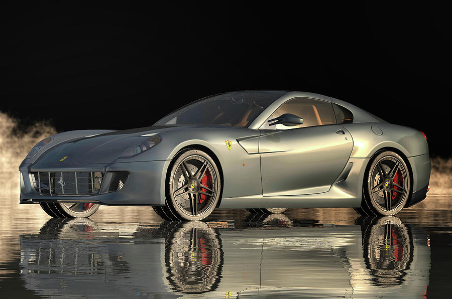 Designing a Ferrari 599 GTB Fiorano Digital Art by Jan Keteleer