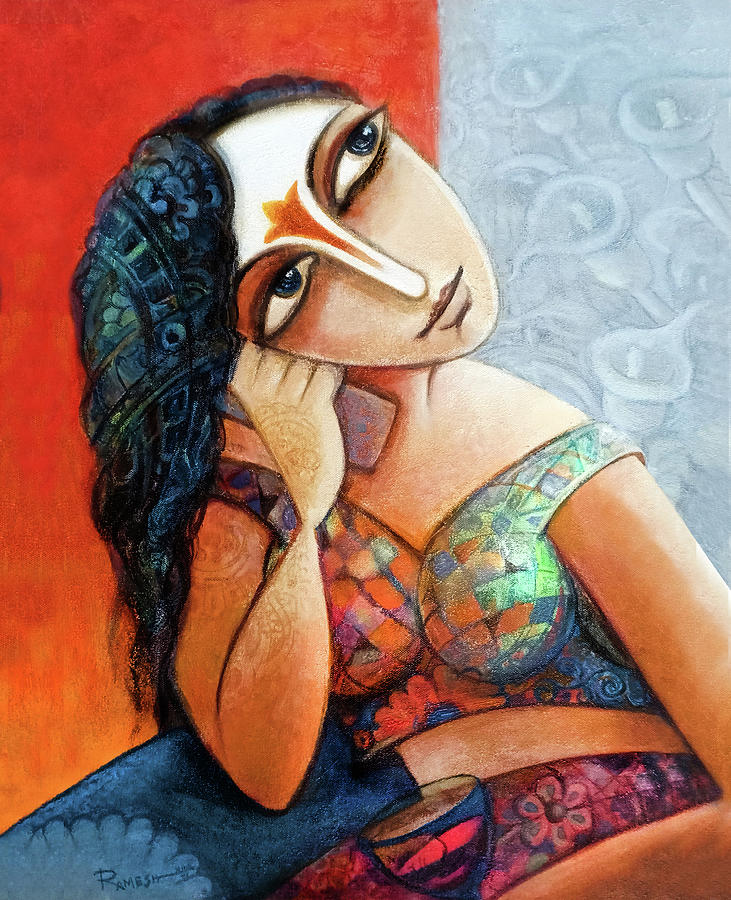 Desire Painting - Desire by Ramesh Nair
