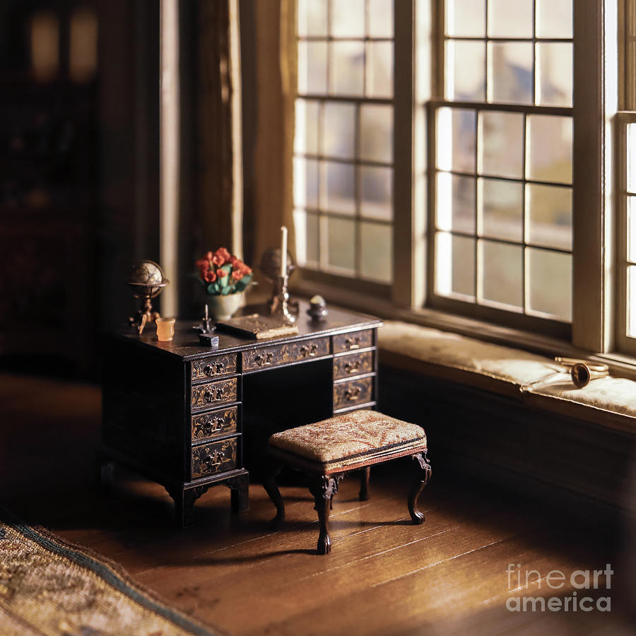 Chicago Photograph - Desk By the Window by Edward Fielding