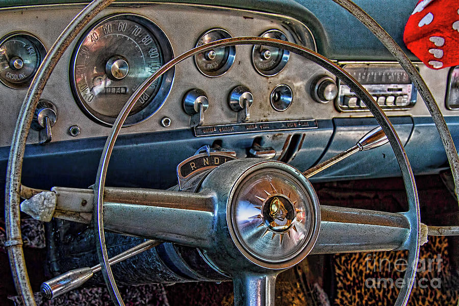 Desoto Dashboard And Steering Wheel Photograph by Nick Gray - Fine Art ...