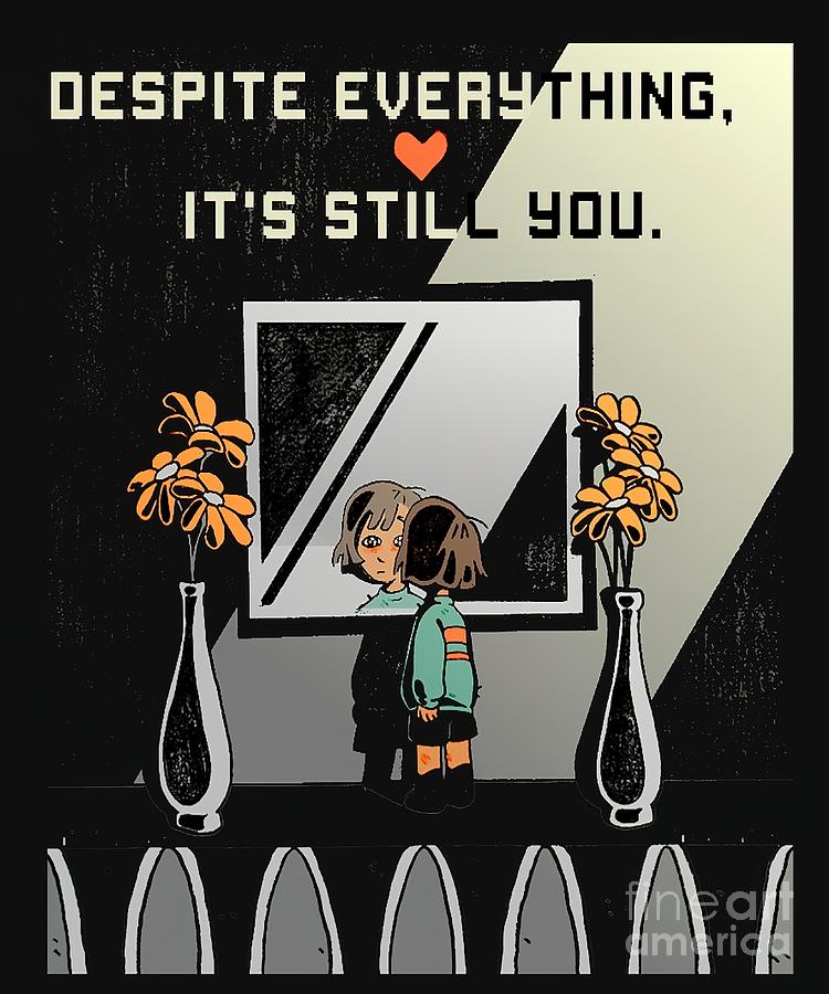 Despite Everything Its Still You undertale Painting by Richardson