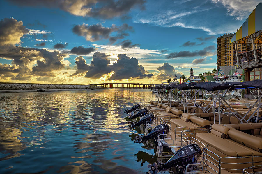 Destin Bridge from Harbor Boardwalk Photograph by Florida Fine Art ...