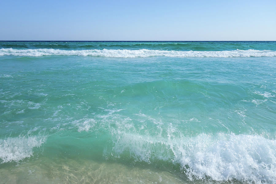 Destin Florida Beach Waves Photograph by Dan Sproul
