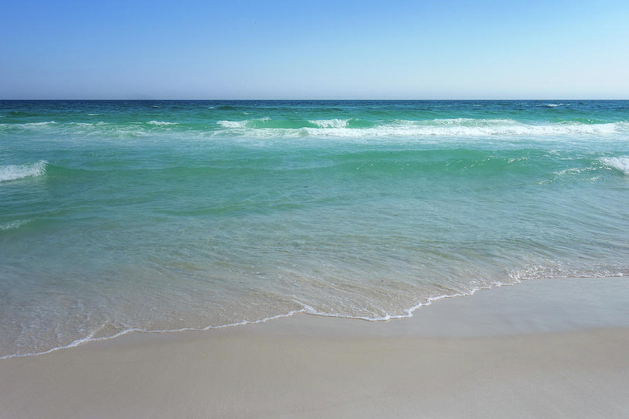 Destin Gulf Coast Beach Waves Photograph by Dan Sproul
