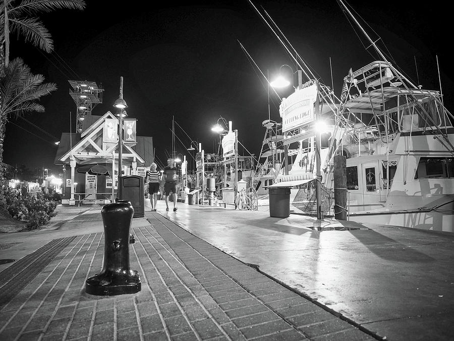Destin Harbor Boardwalk Photograph by James C Richardson