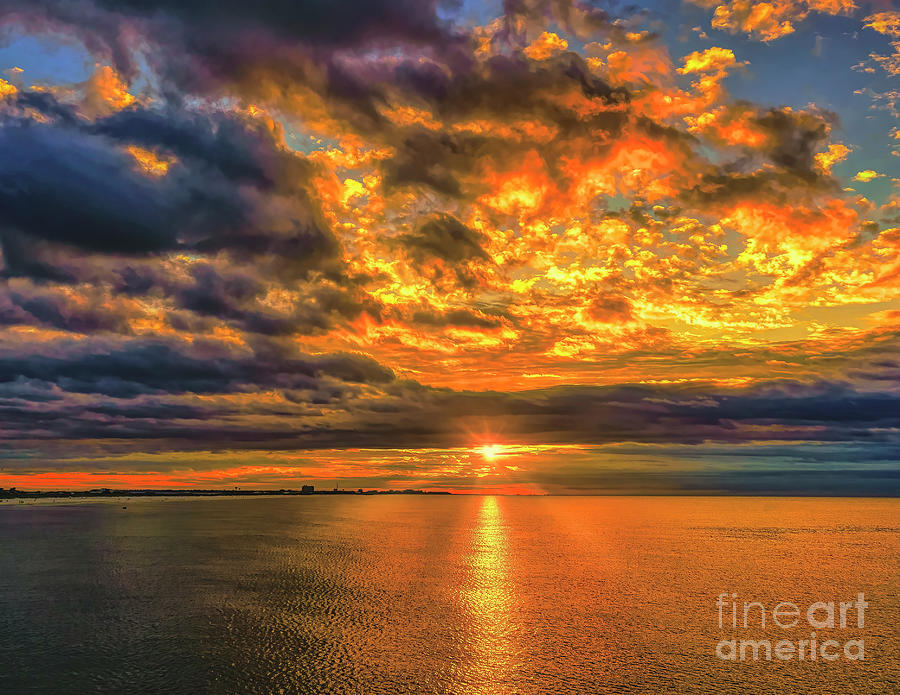 Destin Sunrise Photograph by Nick Zelinsky Jr