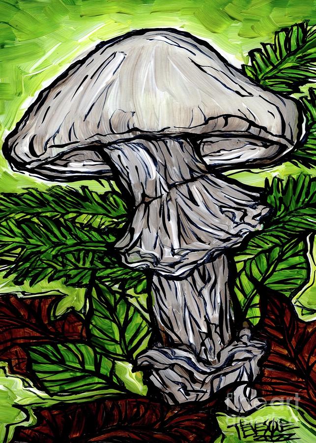 Destroying Angel Painting by Tracy Levesque