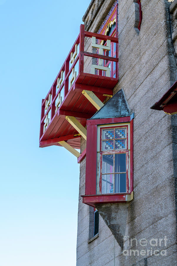 Detail of an old building in downtown St Augustine, Florida, USA Photograph by William Kuta