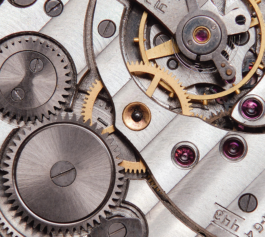Detail Of Clockwork Photograph by Emreogan