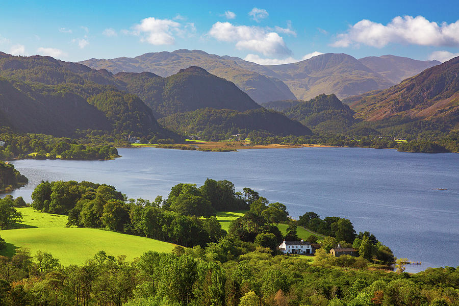 Detail of Derwent Water in Lake District Photograph by Steven Heap