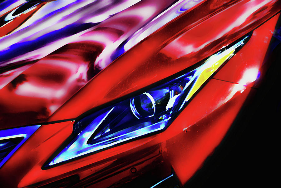 Detail of Lexus, abstract Photograph by Bill Jonscher
