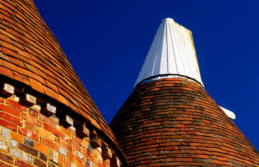 Detail of oast house roof. Photograph by David C Tomlinson
