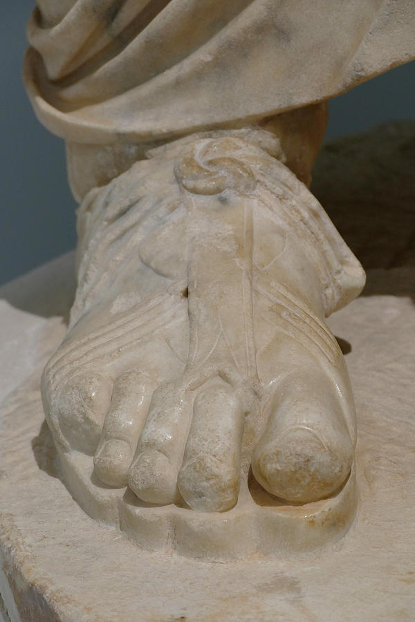 Detail Of Sandal And Foot Photograph
