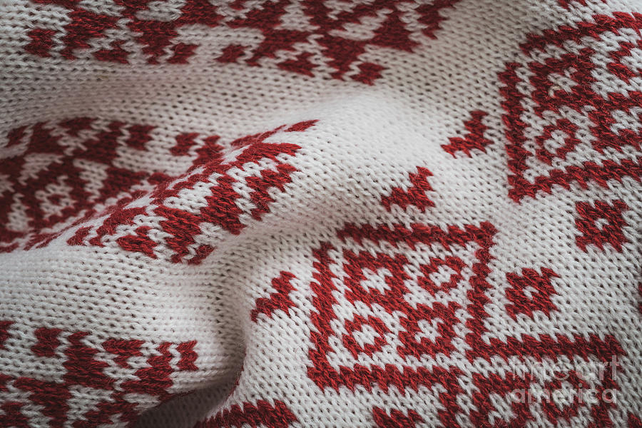 Detail of scandinavian red motifs Photograph by Visual Motiv - Fine Art ...