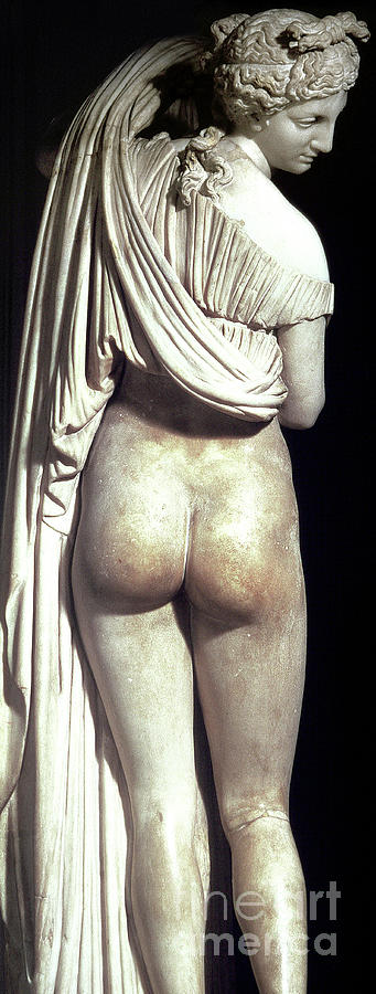 Detail Of The Callipige Aphrodite, copy of a 2nd century BC Greek original Photograph by Roman School