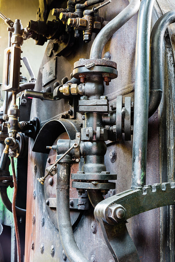 Details of an old steam locomotive - 03 Photograph by Paul MAURICE