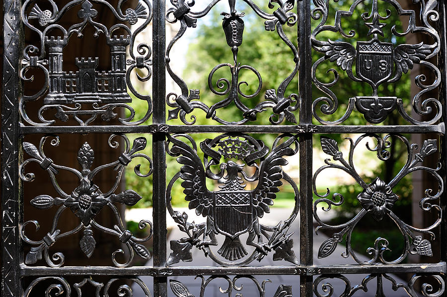 Details of Gate in Yale University Photograph by Aimintang