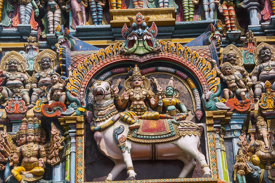 Details of Meenakshi Temple in Madurai, Tamil Nadu, India Photograph by CR Shelare