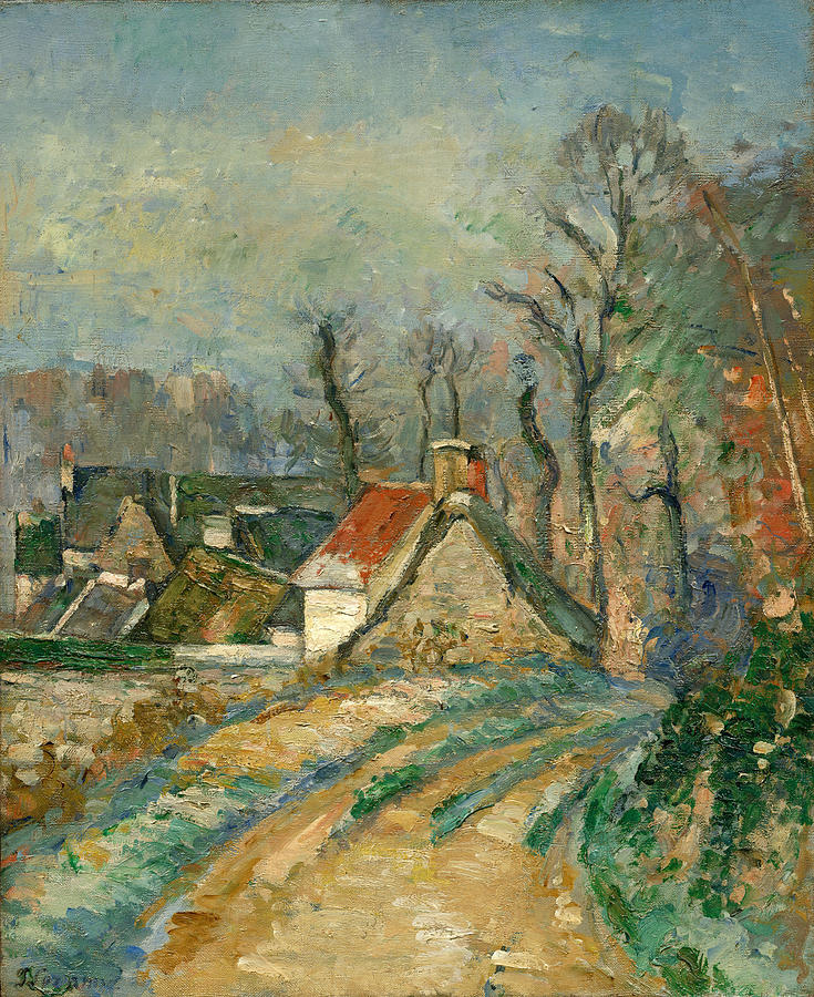 Detour In Auvers Painting By Paul C Zanne Pixels