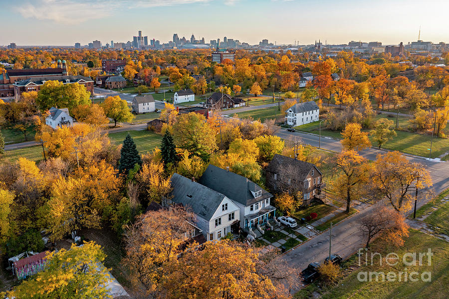 Detroit Autumn Photograph by Jim West