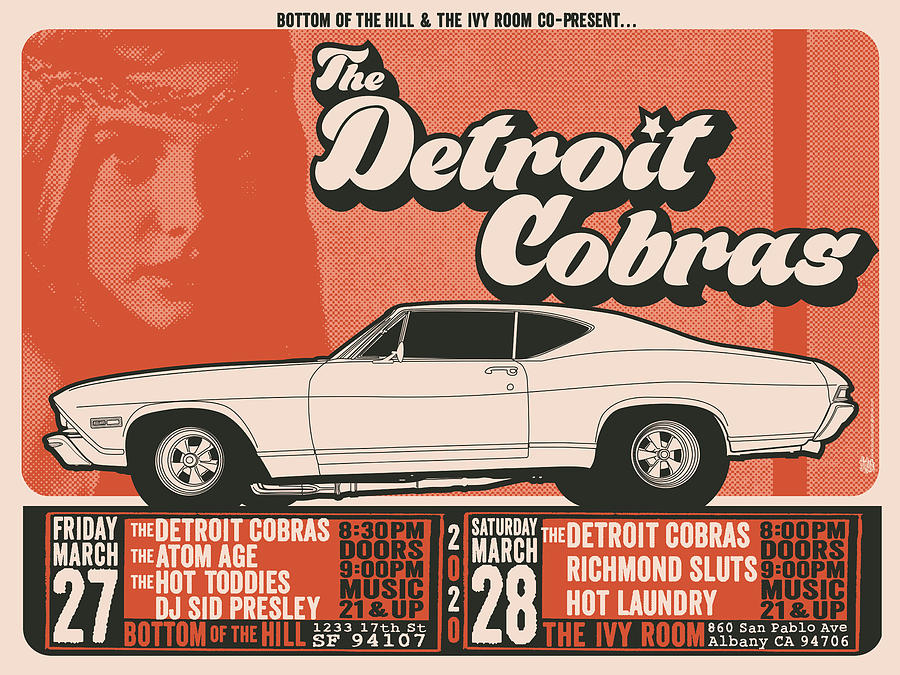 Detroit Cobras Digital Art by Jim Nadorozny Fine Art America