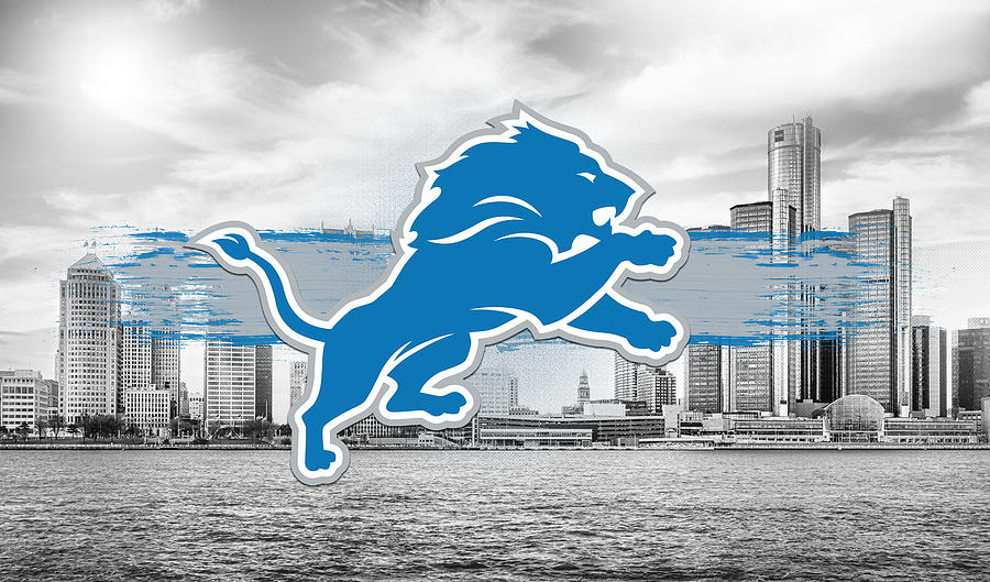 Detroit Lions NFL Football Digital Art by SportsHype Art