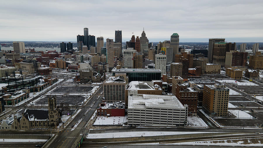 Detroit Michigan Skyline Photograph by Eldon McGraw