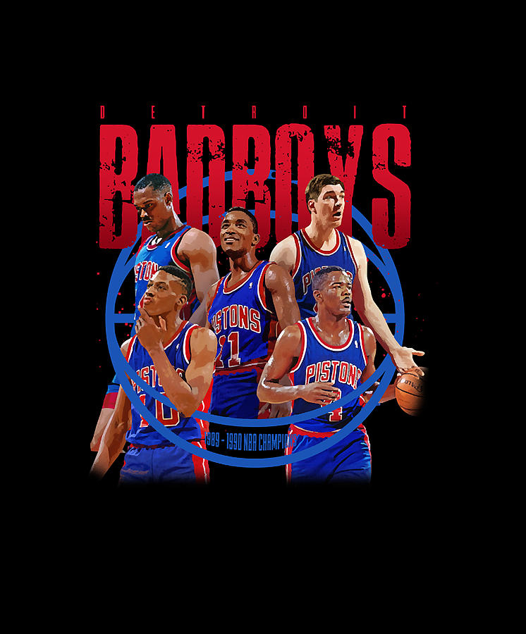 Detroit Pistons Bad Boys Photograph By Elwin Larson - Pixels