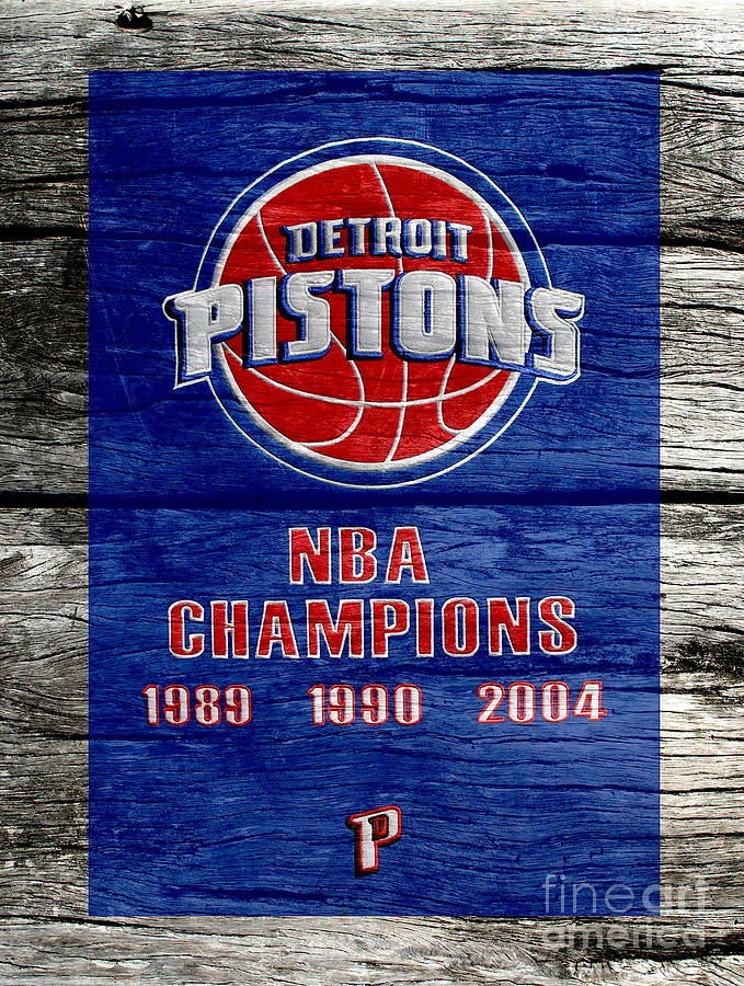 Detroit Pistons Banner Digital Art by Steven Parker - Fine Art America