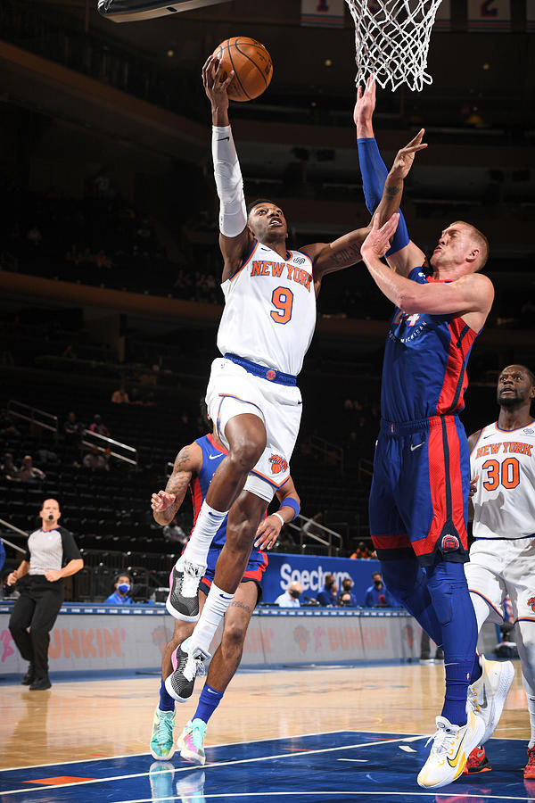Detroit Pistons v New York Knicks Photograph by Garrett Ellwood