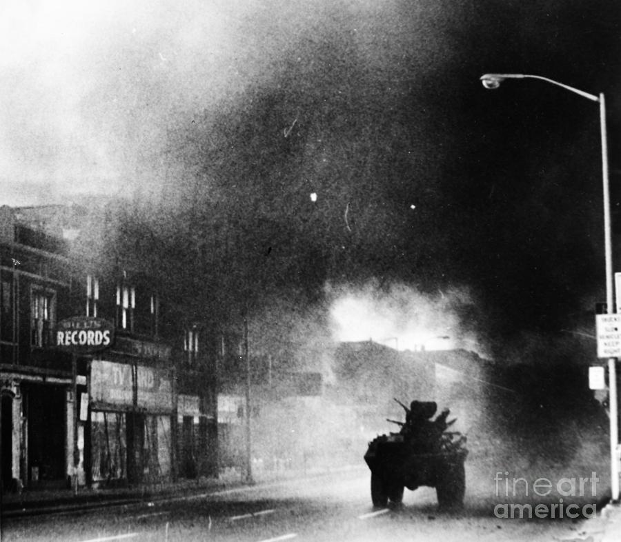Detroit Riots, 1967 Photograph by Granger