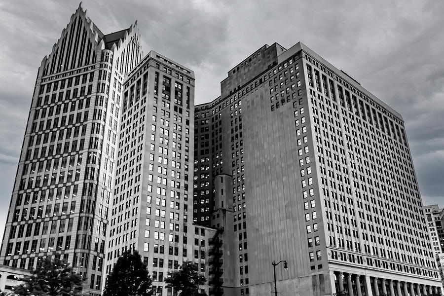 Detroit Skyscrapers Photograph by John Vial | Fine Art America