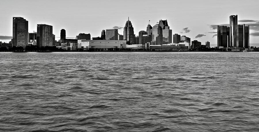 Detroit Photograph - Detroit Waterfront by Frozen in Time Fine Art Photography