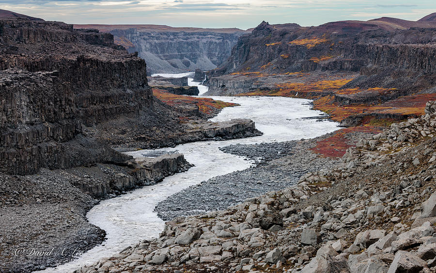 Dettifoss Outflow Photograph by David Lee
