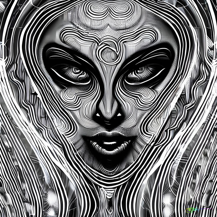 Devil Ethereal Mother Goddess 42 Digital Art by Benito Del Ray - Fine ...