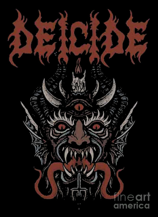 Devil Head Deicide Digital Art by Declan Sanford - Fine Art America