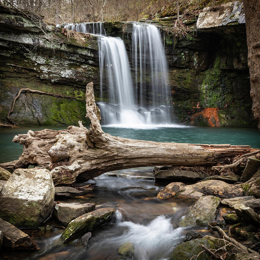 Devils Canyon Waterfall In The Arkansas Boston Mountains Photograph by Gregory Ballos