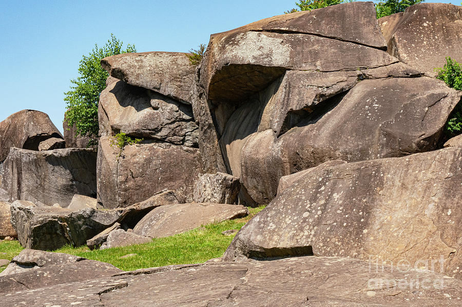 Devils Den in Gettysburg National Military Park One Photograph by Bob Phillips