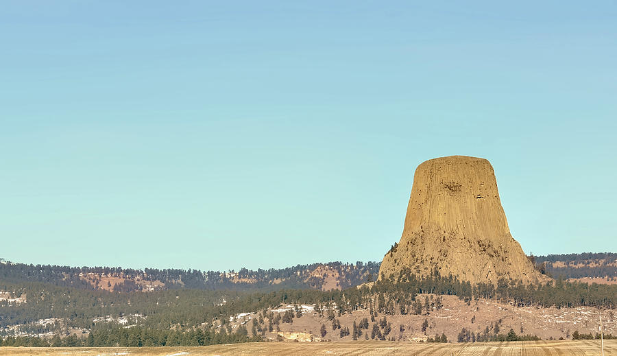 Devils Tower Color 101721 Photograph by Cathy Anderson
