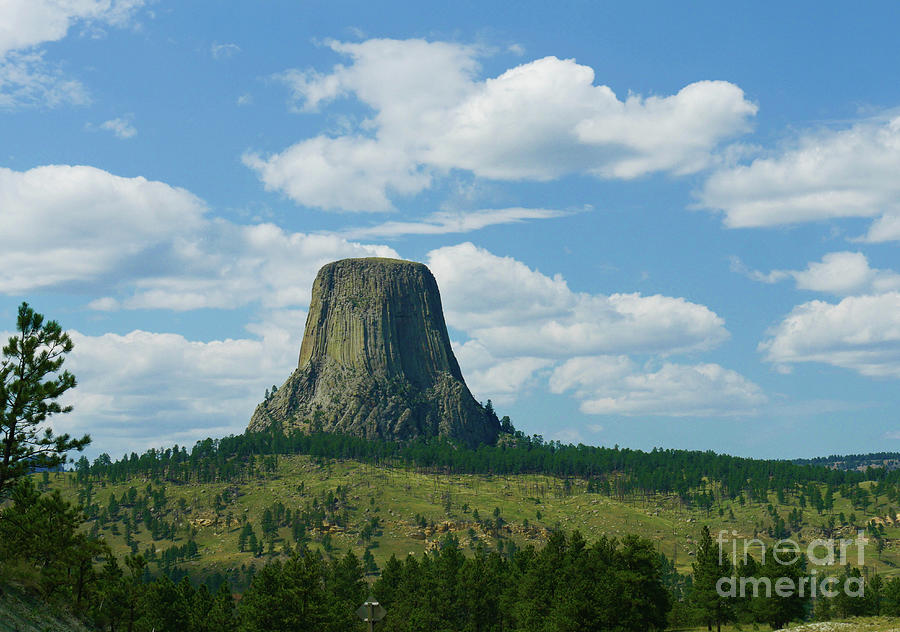 Devils Tower in Wyoming  Photograph by On da Raks