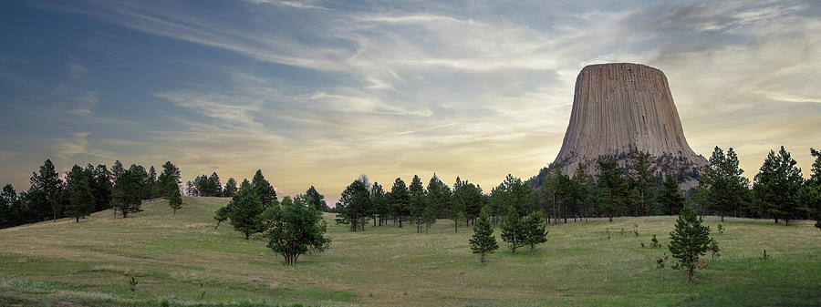 Devils Tower Morning Photograph by Stephen Stookey