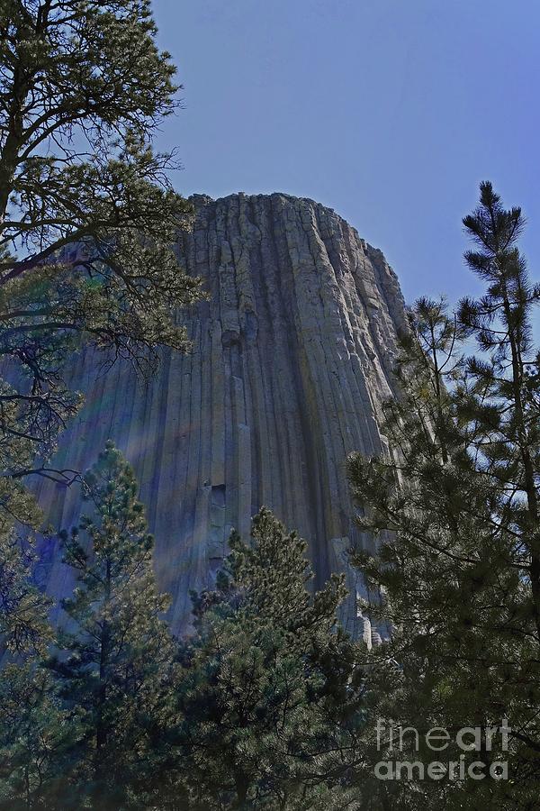 Devils Tower Ray of Hope Photograph by Randy Pollard