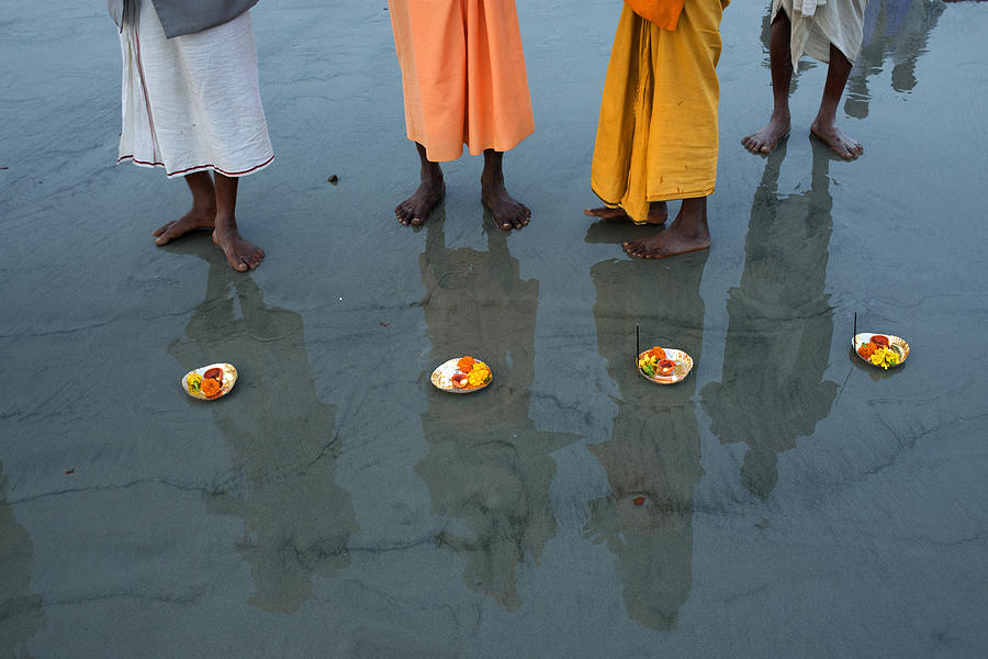 Devotees at Gangasagar Mela Photograph by India Photography