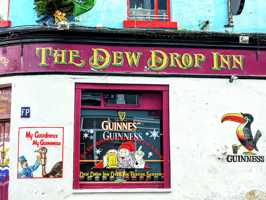 Dew Drop Inn in Galway Photograph by John Rizzuto